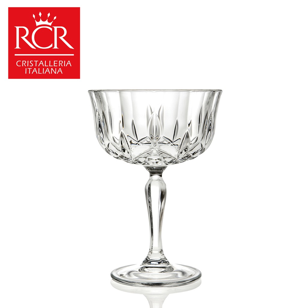 義大利 RCR 寬口水晶高腳杯 水晶杯 高腳杯 酒杯 香檳杯 Champagne Glass 水晶 調酒 雞尾酒杯