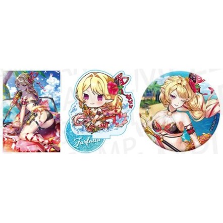 現貨 白貓 夜蝶 一番賞 project C賞 D賞 E賞 徽章 胸章 透明海報 A3 A3海報 立牌 泳裝 水著