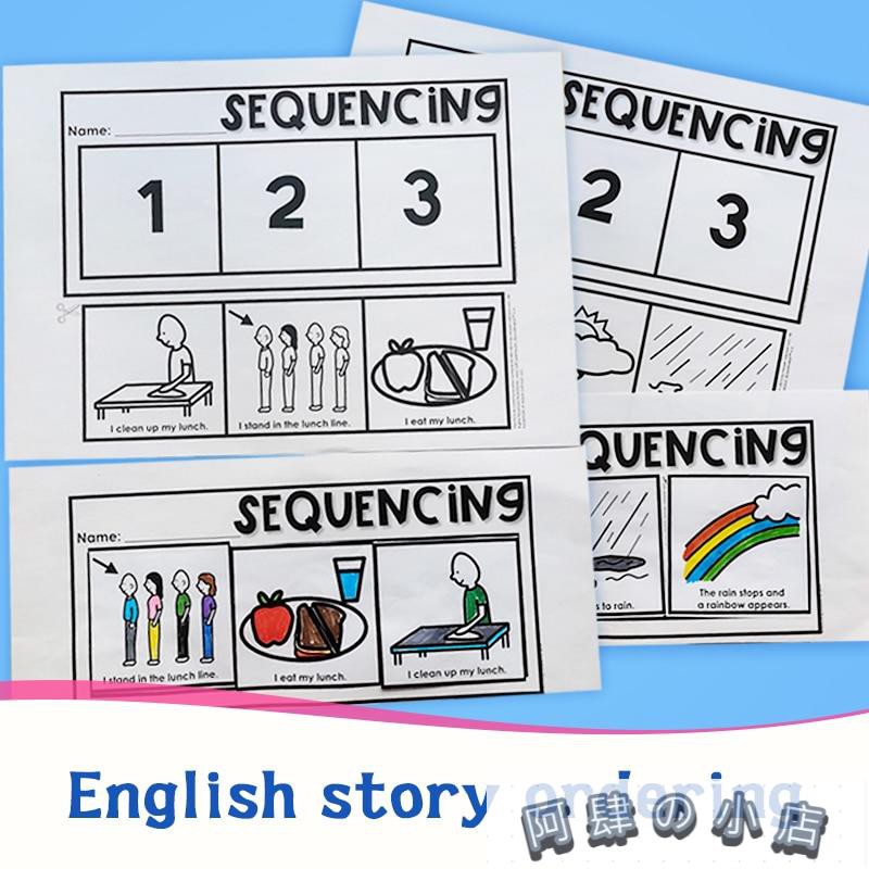 13張閱讀理解查找英語a4作業紙幼兒英文練習訓練紙手工塗鴉拼貼趣味游戲紙 阿肆の小店 蝦皮購物