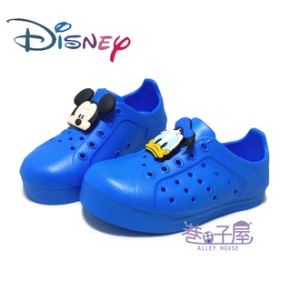 DISNEY迪士尼 童款米奇/唐老鴨防水超輕量洞洞鞋 休閒鞋 [120231] 藍 MIT臺灣製造【巷子屋】