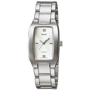 【CASIO】酒桶型時尚腕錶-晶鑽白麵(LTP-1165A-7C2)正版宏崑公司貨