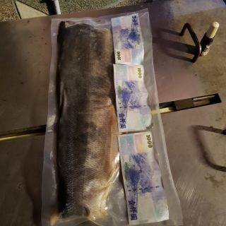 野生鮭魚皮（一公斤110）