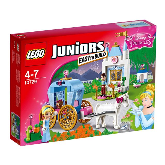 樂高 lego 10729 juniors 灰姑娘 馬車 王子 童話故事 二手美品 有書有盒 lego10729