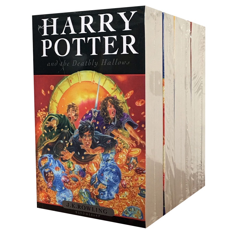 哈利波特英文版全套全集8冊Harry Potter英語書籍暢銷書外國 英語小說