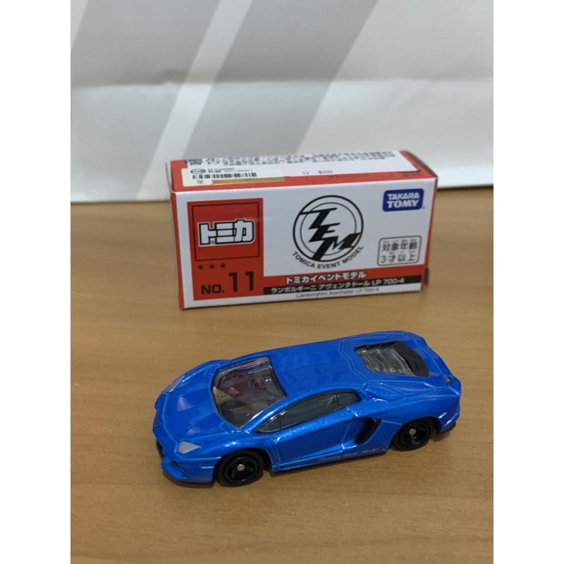 TOMICA 多美小汽車會埸車NO.11藍寶堅尼LP700-4