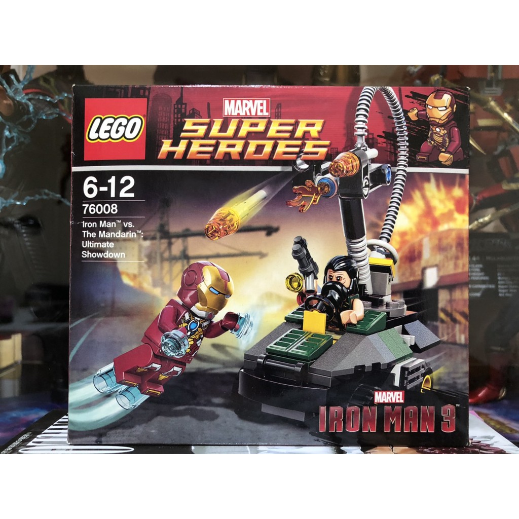 全新未拆 LEGO 樂高 76008 Super Heroes 鋼鐵人 mark17 Iron man vs 滿大人