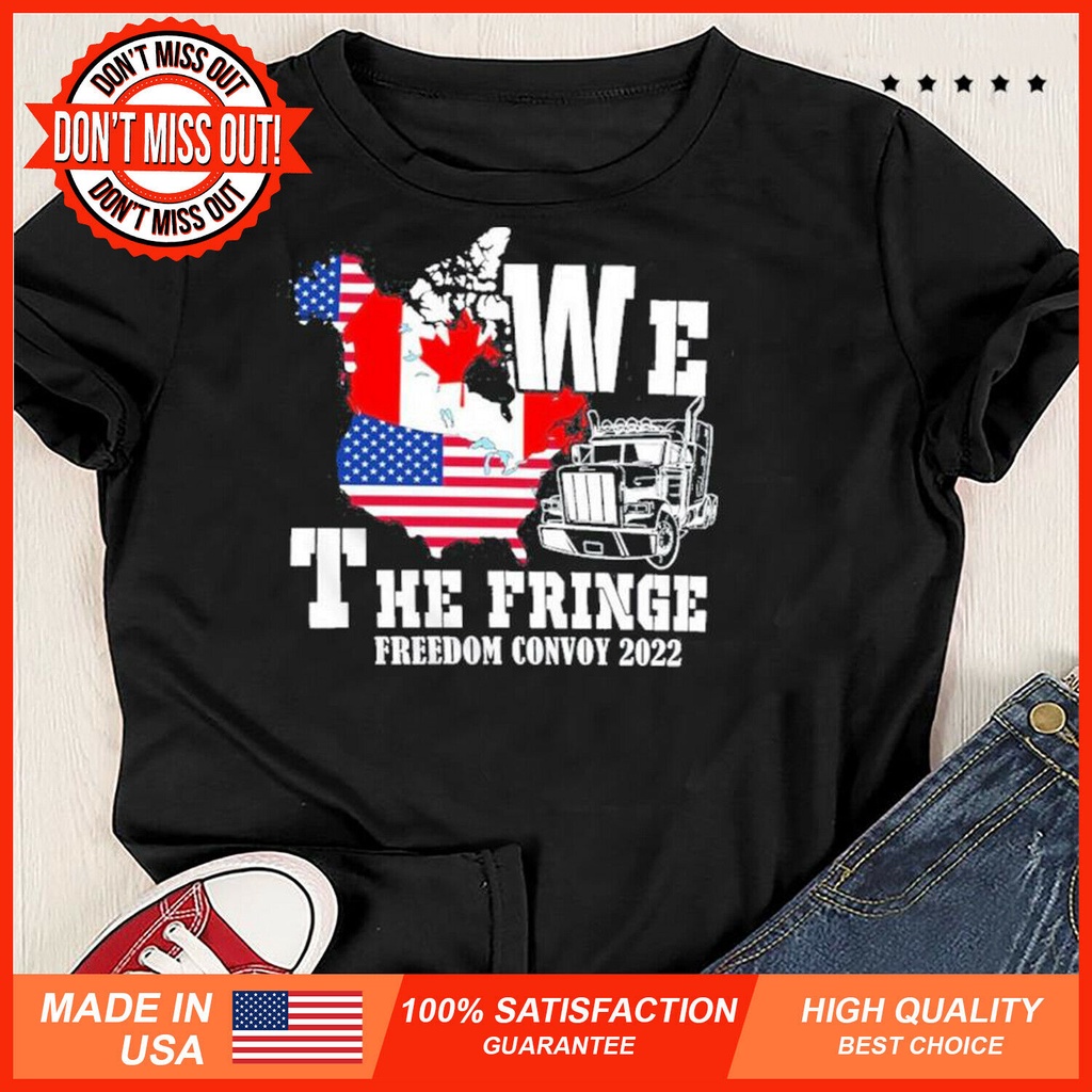 加拿大護航隊 We The Tassel 襯衫,加拿大卡車司機加拿大卡車 T 恤