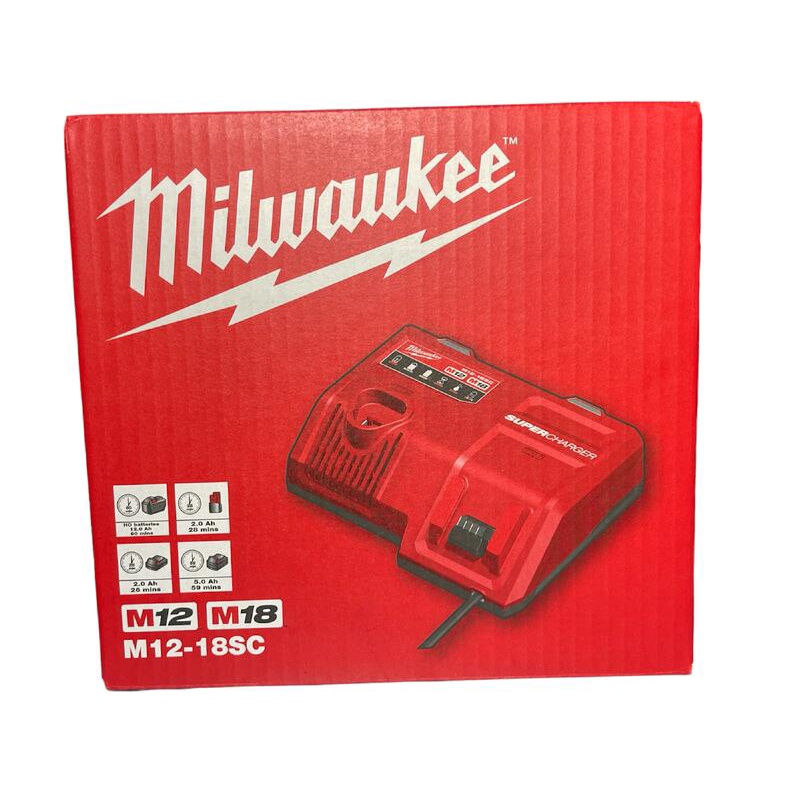 Milwaukee 美沃奇 12V+18V超級快速充電器 比一般充電快4倍 M12-18SC