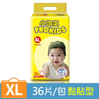 小淘氣 透氣乾爽嬰幼兒紙尿褲 XL (36片/包)