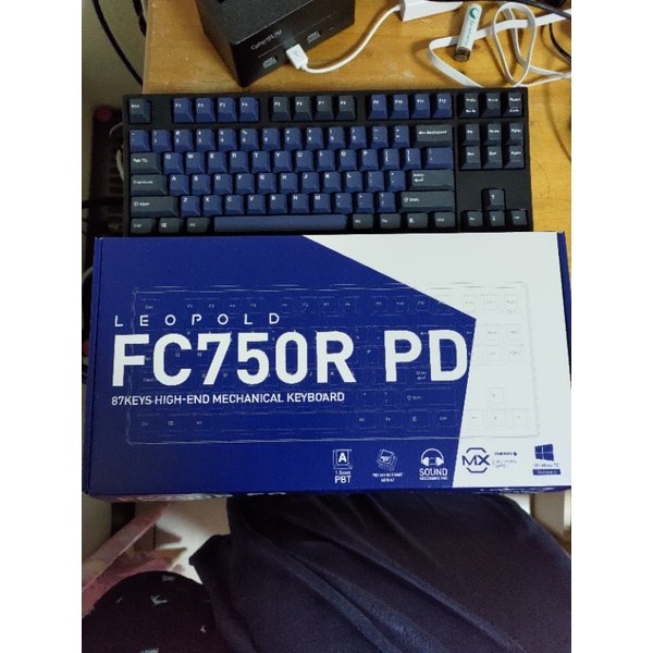 leopold 灰藍 fc750r pd 靜音紅