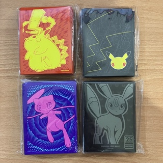 【ptcg大出清】官方 寶可夢中心 肥包 卡套 皮卡丘 25週年 夢幻 月亮伊布