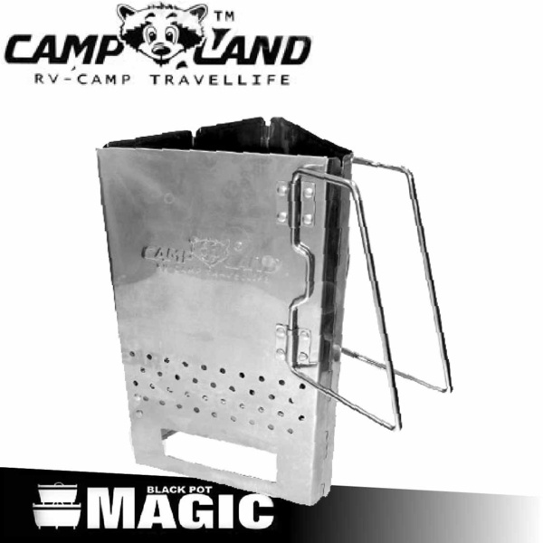 [現貨] CAMP LAND 火起師 (三角型)  #430 不鏽鋼/快速起火台/烤肉炭點燃器/荷蘭鍋/RV-ST350