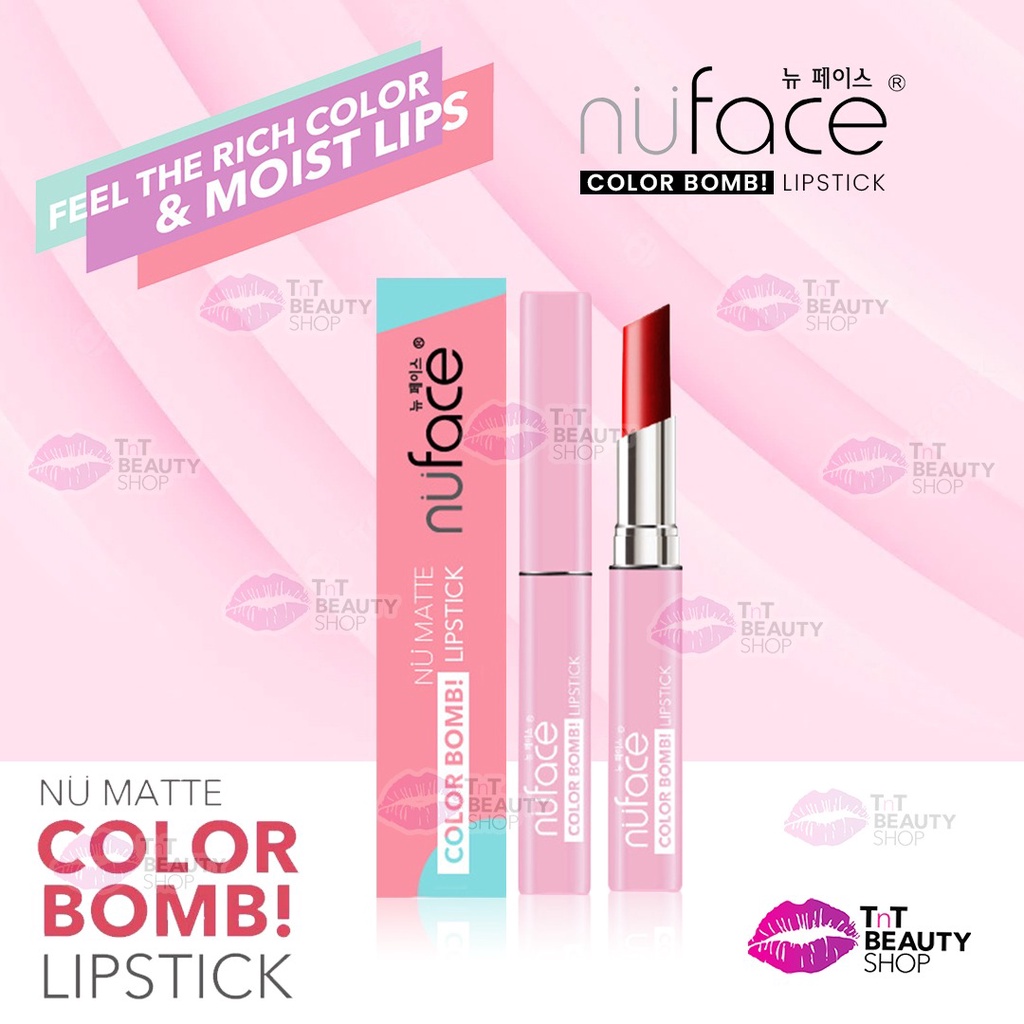 Nuface Nu 啞光彩彈口紅 Nu Face Lipstick