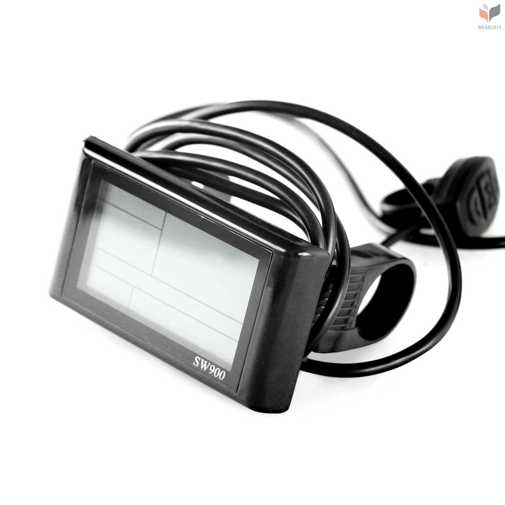 帶有速度距離時間電池顯示的電子自行車lcd 顯示面板 用於24v 36v 48v 電動自行車 蝦皮購物