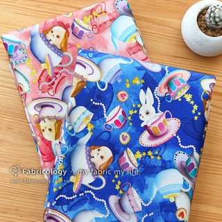 【布學無數Fabricology】布料/手作/數位印花/防潑水/2019春季布料/⌂*生活小日常/午茶時光