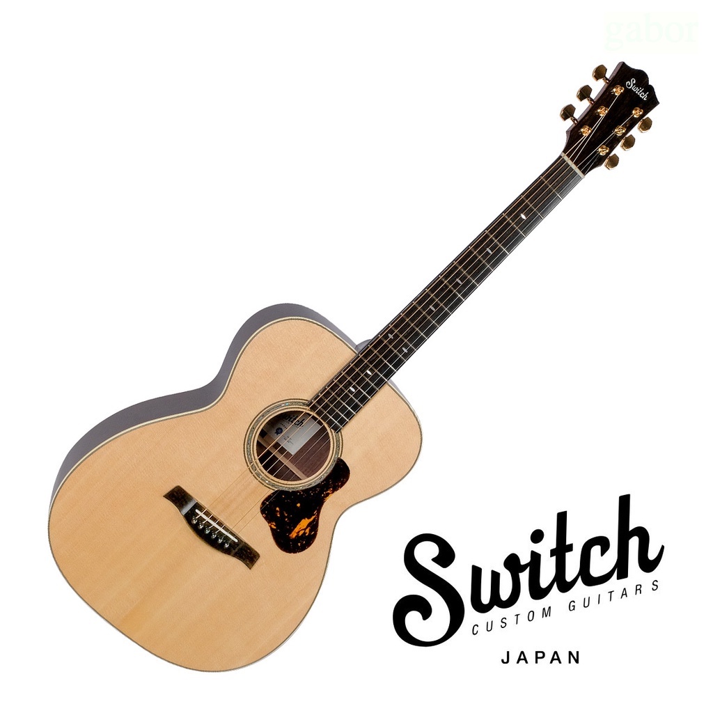 Switch OM-70 西堤卡雲杉面板 印度玫瑰木背側 全單 民謠吉他【黃石樂器】