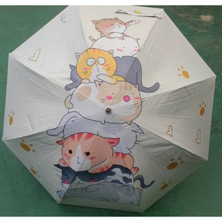 雨傘 陽傘 自動傘 現貨 外銷日本可愛貓咪雨傘 摺疊全自動傘 晴雨傘 防風傘 自動傘