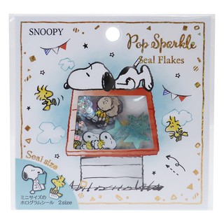【莫莫日貨】全新 日本原裝進口 正版 snoopy 史努比 雷射透明PVC材質 手帳貼紙 貼紙包 24571