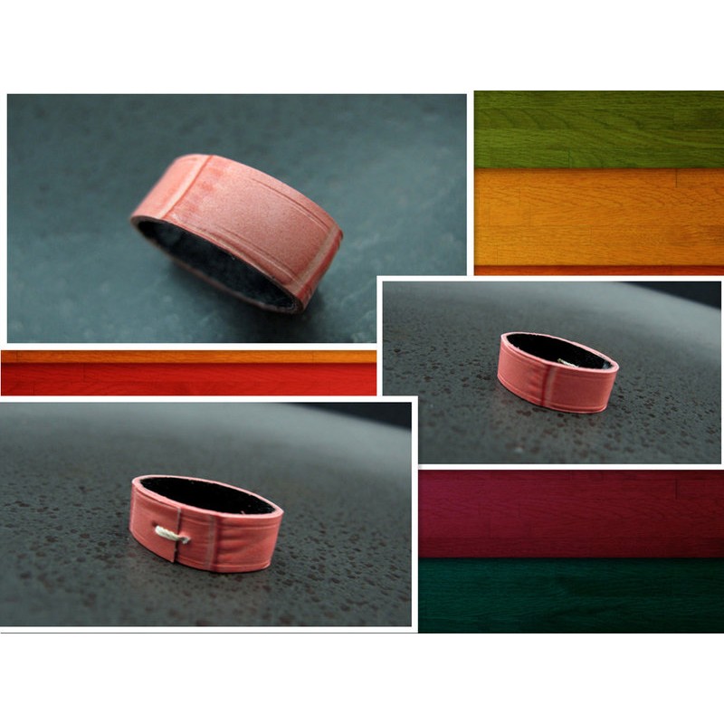 粉紅色皮表圈pink適用小沛錶帶延長錶帶使用年限for 錶 扣 那 端 的 寬 度 是: 22mm之錶帶