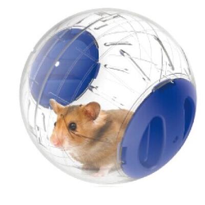 ►OS平價屋 寵物鼠12cm靜音運動水晶球/跑球/玩具球 黃金鼠 線鼠  倉鼠/楓葉鼠/蜜袋 透明外圈 2色可選