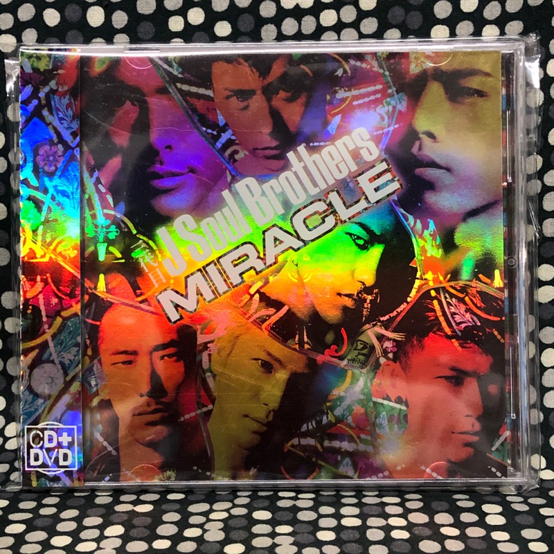 三代目j Soul Brothers Miracle 二手台壓專輯cd Dvd 超美品 蝦皮購物