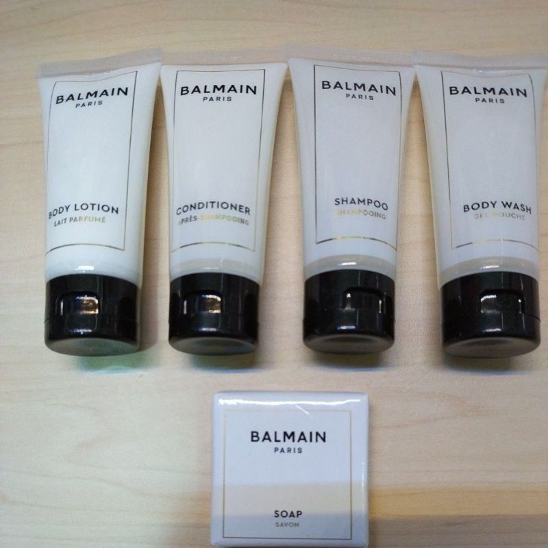 【全新】BALMAIN PARIS 旅行備品 洗髮精 潤髮乳 沐浴露 潤膚乳 香皂 $49元起 君悅飯店用