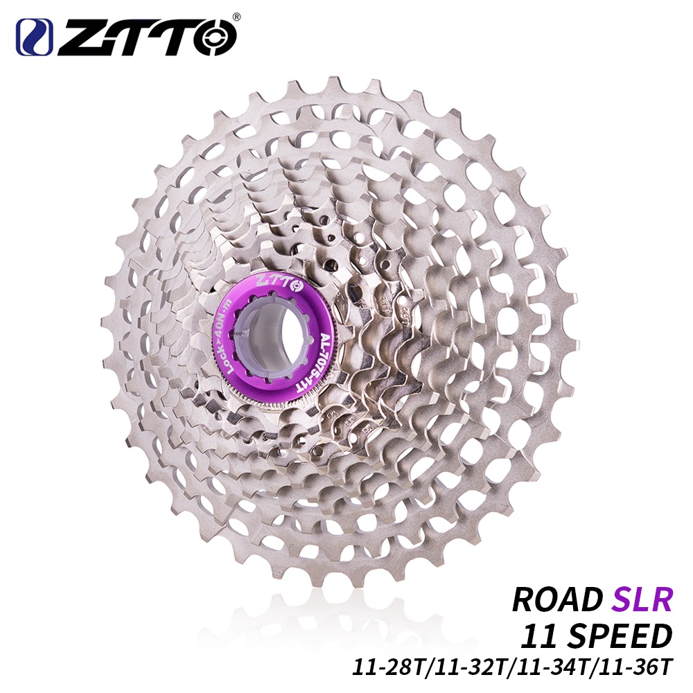 Ztto 公路自行車 11 速卡帶單反 11-28T 礫石自行車 11-36T 11s 飛輪 34T 11s 32T 銀