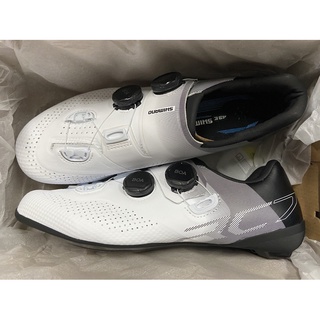 『時尚單車』RC703贈水壺 SHIMANO RC702 RC703 公路車競賽級車鞋 白色 寬楦