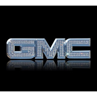 圓夢工廠 GMC 改裝 鍍鉻 鑲鑽 銀色 紅色 車身 字標 車標 字貼 尾門 logo 標誌 - 同原廠款式
