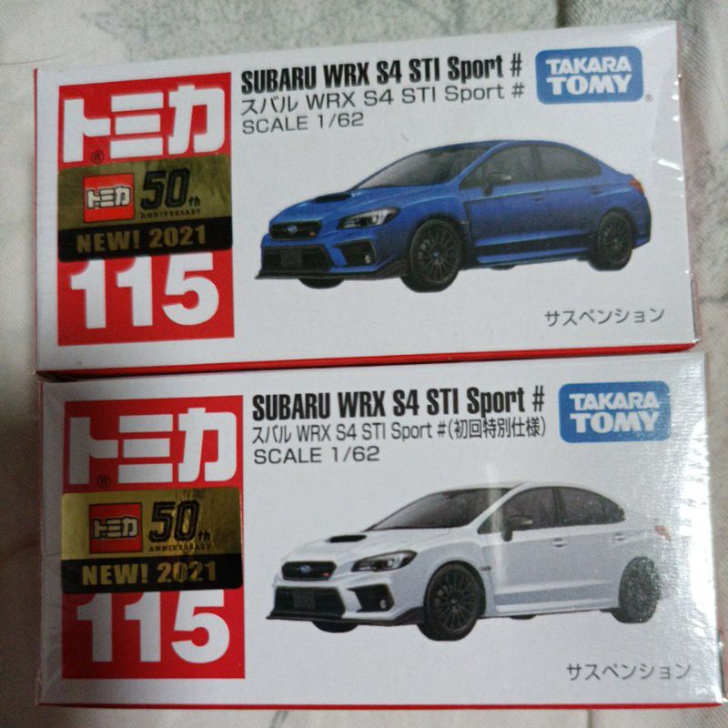 代理版 Tomica 多美小汽車 No.115 Subaru WRX S4 STI Sport