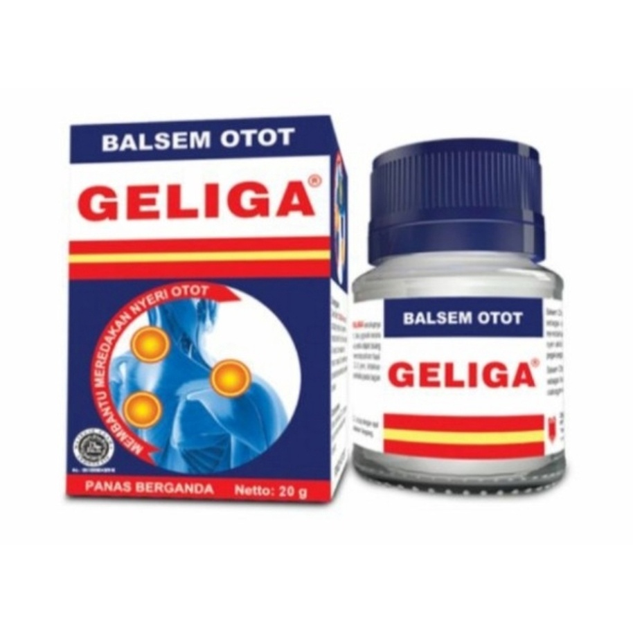 印尼 GELIGA BALSEM OTOT 鷹標肌肉酸痛膏 20 gr / 40 gr