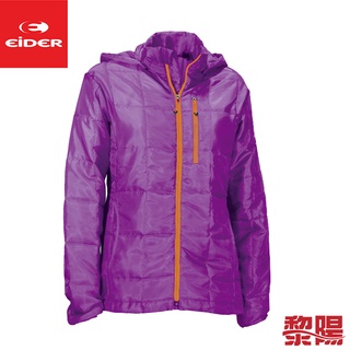 EiDER 法國 EIT2119 超輕防風保暖連帽外套 女款 (紫) 輕量防風/登山健行/戶外活動 04ET2119