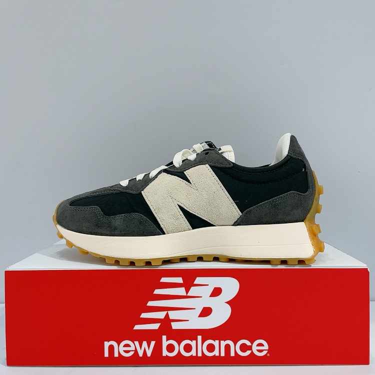 New Balance NB 327 男女款 深灰色 麂皮 皮革 D楦頭 運動 休閒鞋 MS327KB1