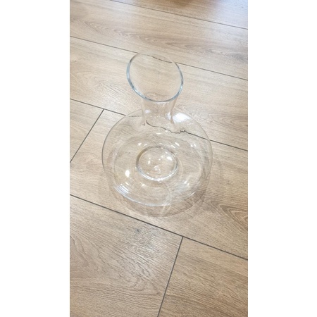 轉售9成新IKEA KONTROLANT玻璃水瓶透明玻璃 紅酒醒酒器 醒酒壺 當花瓶也美