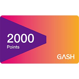 Gash遊戲點數卡 面額2000點 非代儲 歡迎使用折扣碼