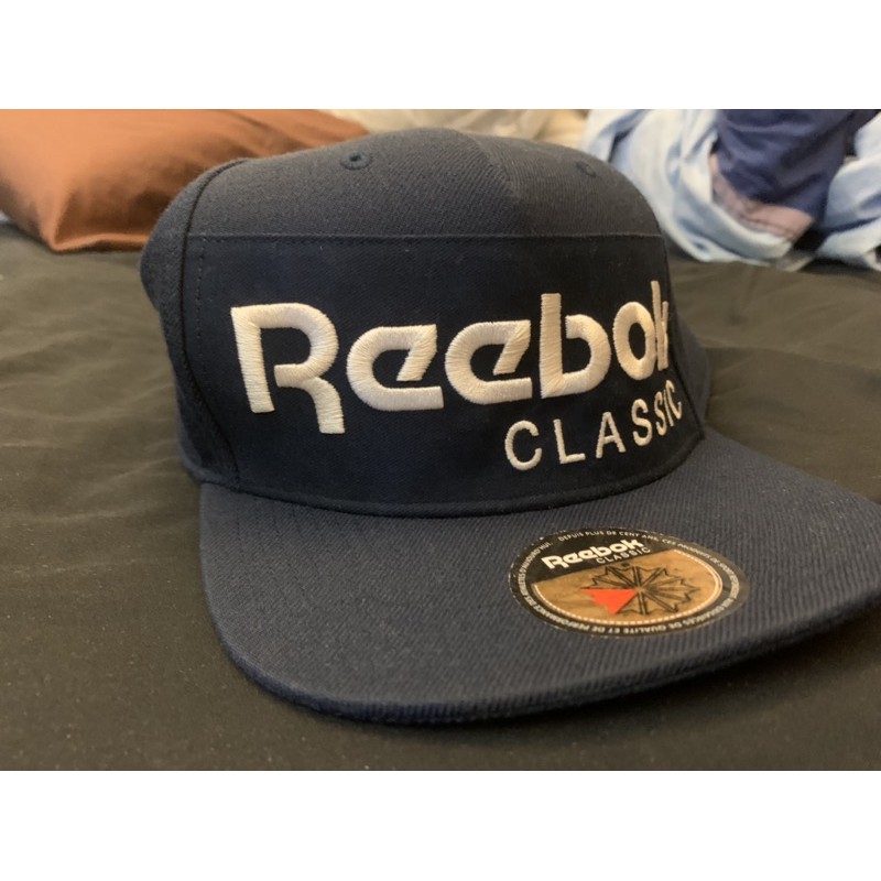 reebok/帽子/藍色/後扣