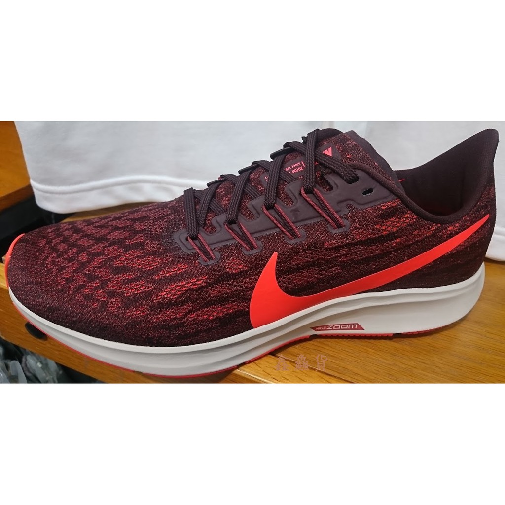 2019 七月 NIKE AIR ZOOM PEGASUS 36 運動鞋 慢跑鞋 紅白 AQ2203-200