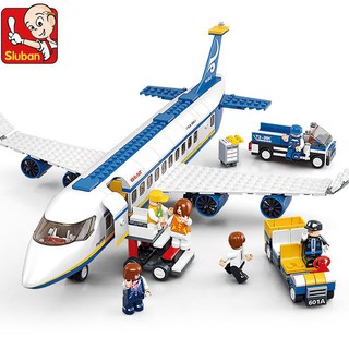 小魯班 0366 空中巴士 飛機模型積木套裝 經典DIY積木 相容某高 463 PCS