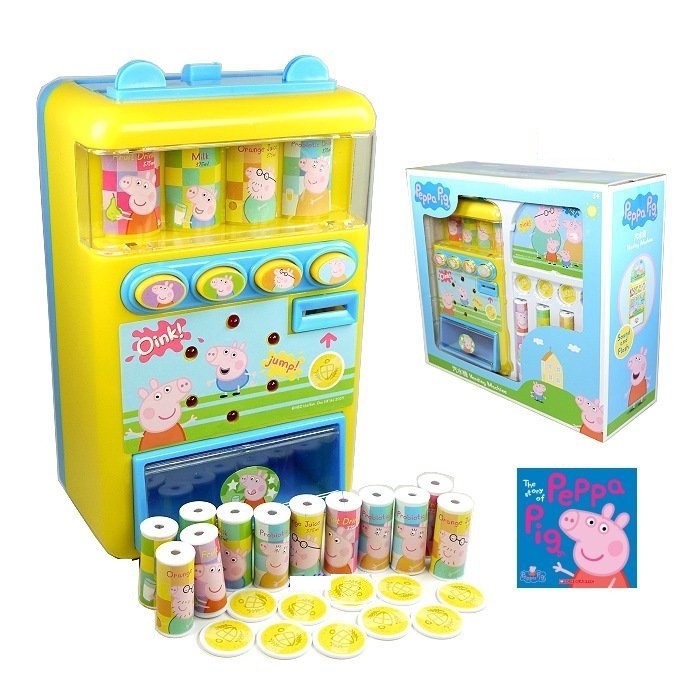 《限時特價》佩豬 Peppa 粉紅豬小妹 聲光玩具 飲料自動販賣機 正版授權
