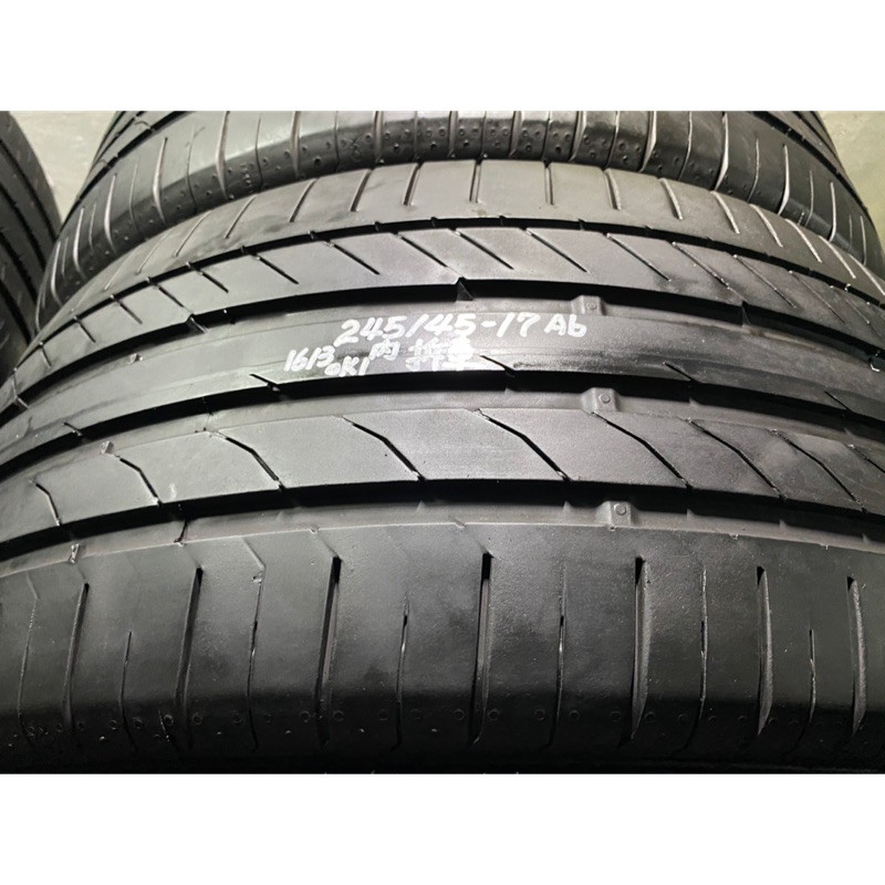 超厚馬牌csc5 245 45 17 兩條4千中古胎適用於245 40 17 235 45 17 車種 蝦皮購物