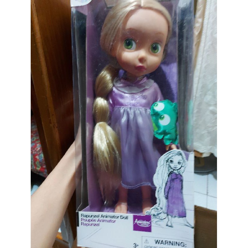 （保留中）全新 d娃 迪士尼公主娃娃 沙龍娃娃 盒損 長髮公主 樂佩