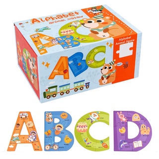 <現貨> 英文ABC/數字123造型拼圖 圖像學習 益智遊戲 益智玩具 兒童玩具