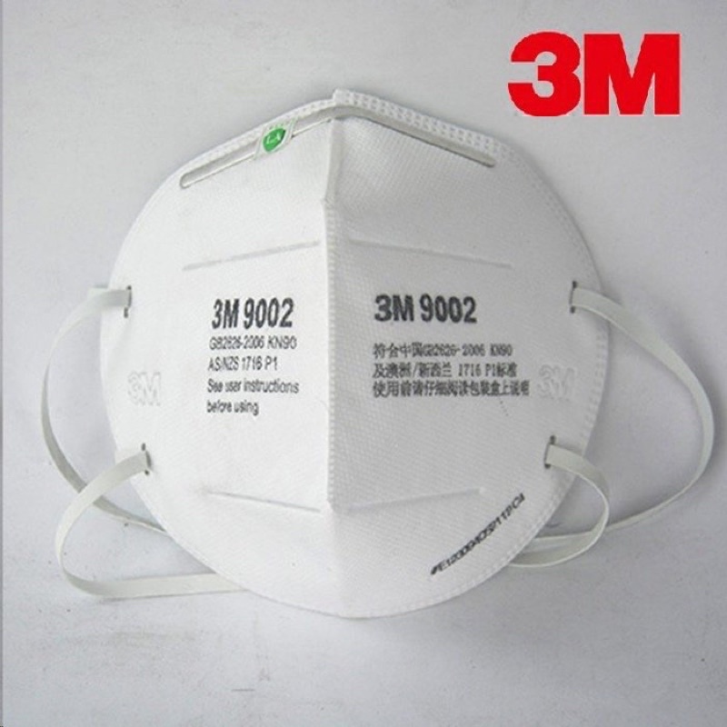 3M9002頭戴式防塵口罩 防粉塵 P1等級口罩 一片