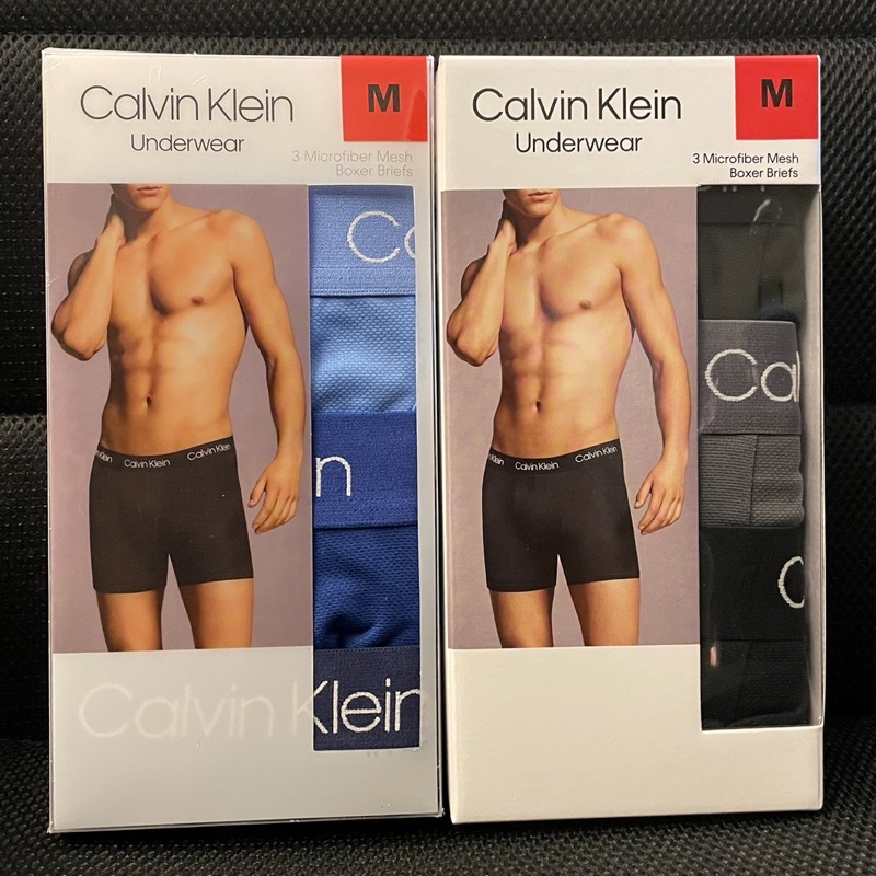 [UD7] 現貨 COSTCO好市多CALVIN KLEIN 男CK彈性四角平織平口內褲3入