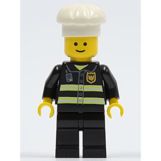玩樂趣 LEGO樂高 10197 街景系列 消防員 二手人偶 (twn092)
