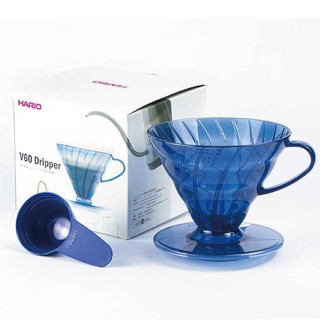 HARIO V60樹脂濾杯–普魯士藍 1-4杯／VD-02-TBU-TW