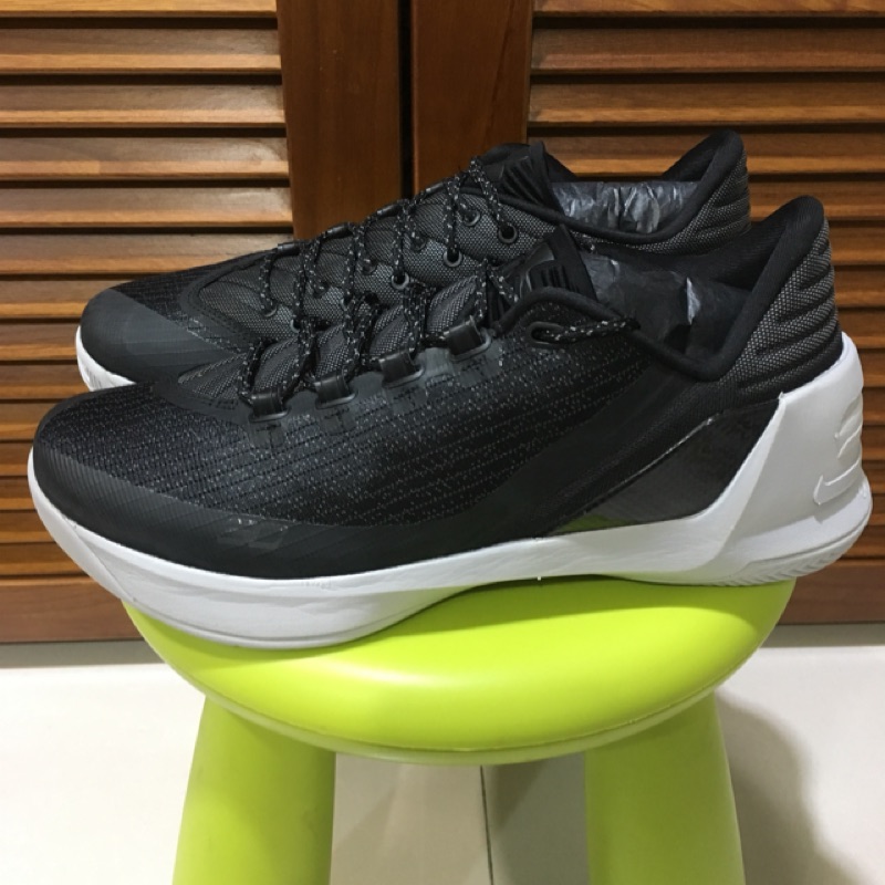 Under Armour Curry 3 low 黑白 低筒 籃球鞋 1286376-002