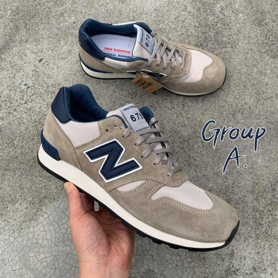 【GROUP A】NEW BALANCE 670 灰 藍 海軍藍 麂皮 復古 慢跑鞋 英製 M670ORC