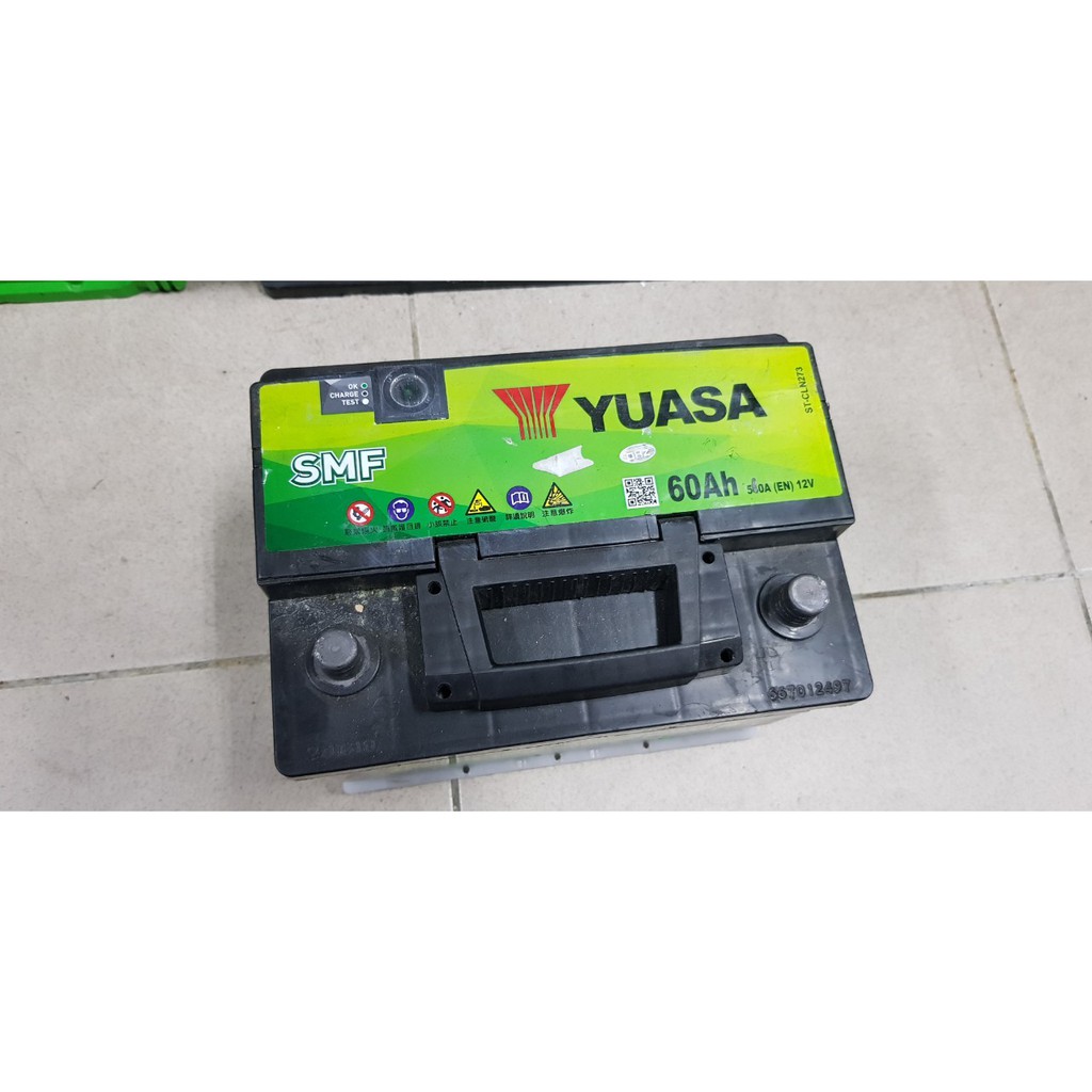 (二手中古電池) YUASA LBN2 (55566加強)免保養汽車電池 數值漂亮，品項優 歐系車專用