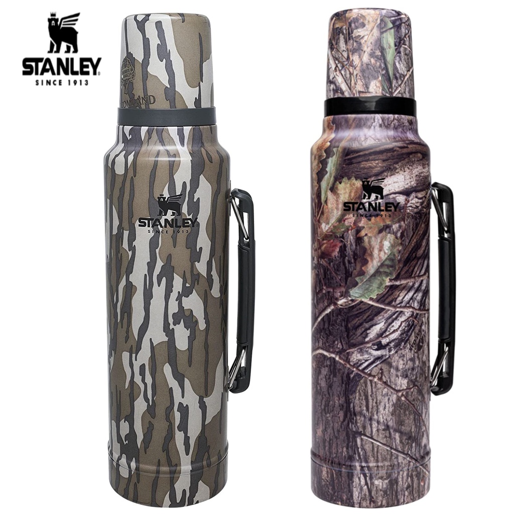 【全球運動】Stanley x Mossy Oak 聯名款限定  經典保溫瓶,1.5QT- 史丹利 經典不鏽鋼真空保溫瓶